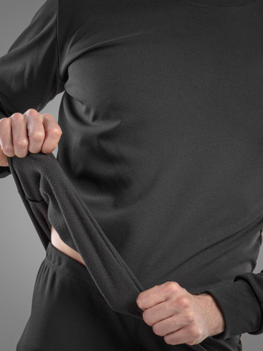 Термобелье мужское на микрофлисе термолонгсливы/термокальсоны М Черный (8199445288) - фото 5 Термобелье мужское на микрофлисе термолонгсливы/термокальсоны М Черный (8199445288) - фото 5