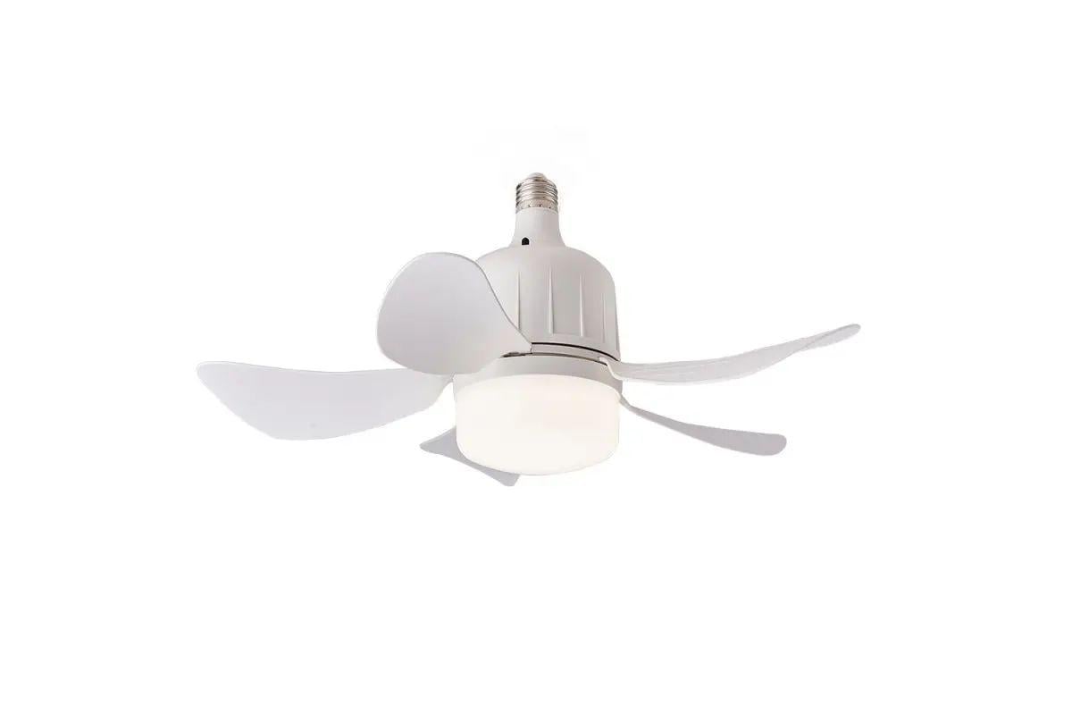Лампа вентилятор в патрон E30 23W 6 лопастная с 3 скоростями 3000K-6500K 86-265 В пластиковая Белая (opt-103312)