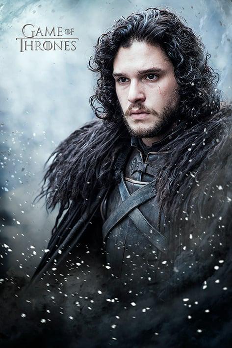 Постер плакат Игра Престолов Джон Сноу/Game of Thrones Jon Snow 61x91,5 см