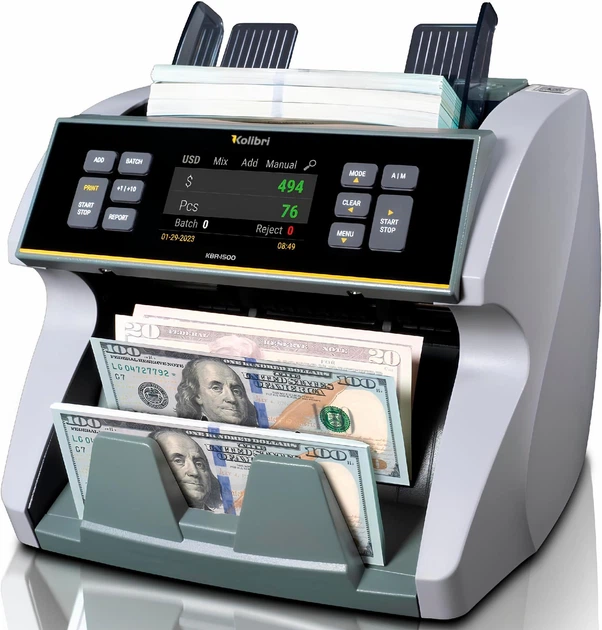 Счетчик банкнот Kolibri KBR-1500 IR/UV/MG (582387778)
