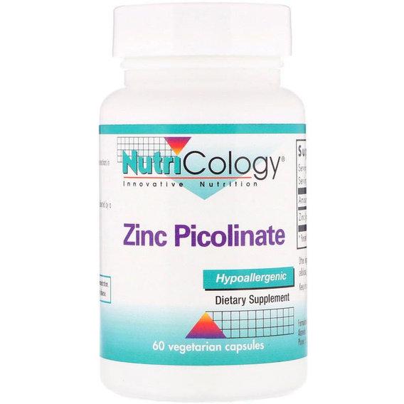 Микроэлемент Цинк Nutricology Zinc Picolinate 60 капсул Микроэлемент Цинк Nutricology Zinc Picolinate 60 капсул