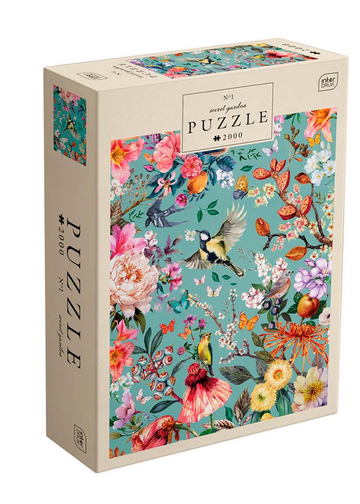 Пазли тришарові InterDRUK Secret Garden 1 2000 шт. (385024)
