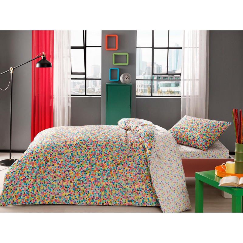 Постельное белье TAC Ranforce Teen Graffiti Skull sari подростковое (2000022189989)