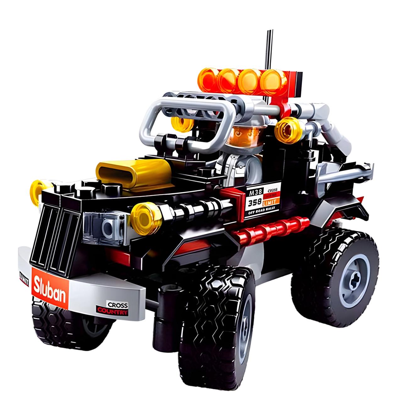Конструктор Sluban Джип 158 деталей (M38-B0663D)