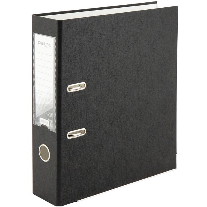 Папка-реєстратор Axent Delta одностороння А4 поліпропілен 75 мм розібрана Чорний (D1714-01P)