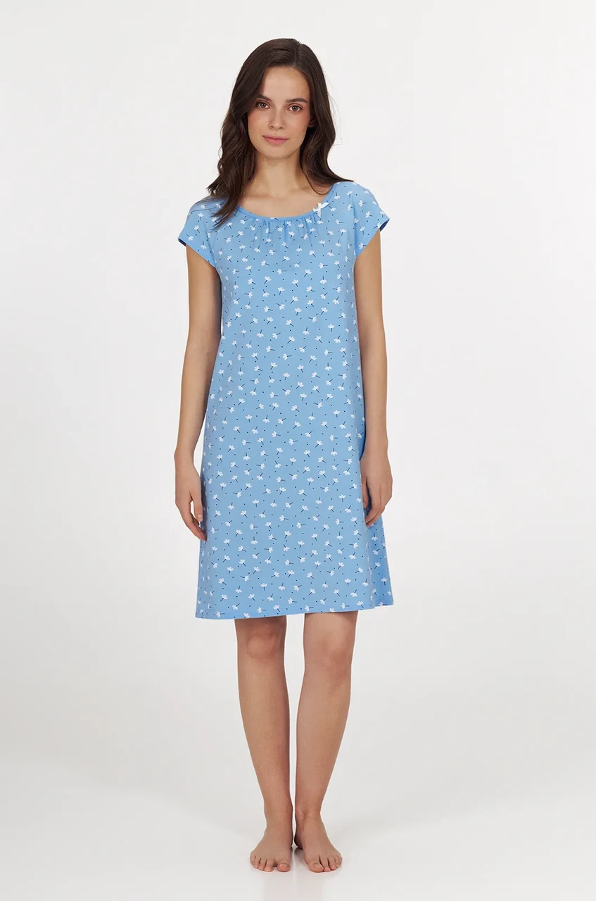 Ночная рубашка с коротким рукавом Ellen Group SUMMER SONG LDK 122/11/04k XL Голубой (LDK 122/11/04)