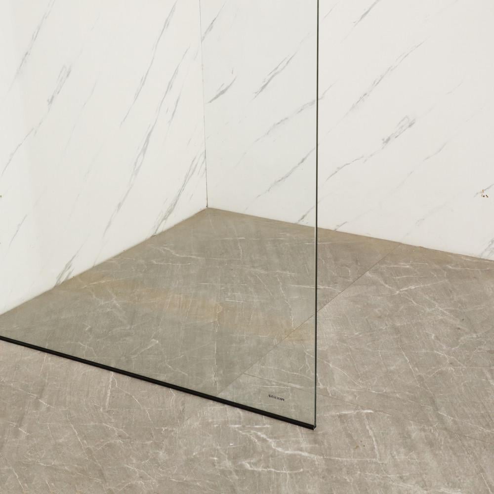 Душевая перегородка MIXXUS Premium FLAT SP02-120x200-TR Walk-In прозрачное стекло 8 мм Black (MI6857) - фото 5