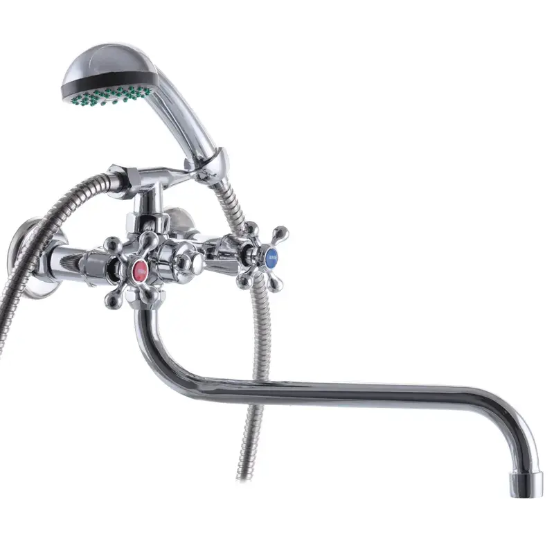 Змішувач для ванни Master 143 двовентильний Хром (MR0007)