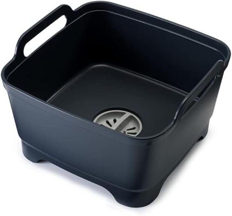 Емкость для мытья посуды Joseph Joseph Wash&Drain 9 л Black (85056)