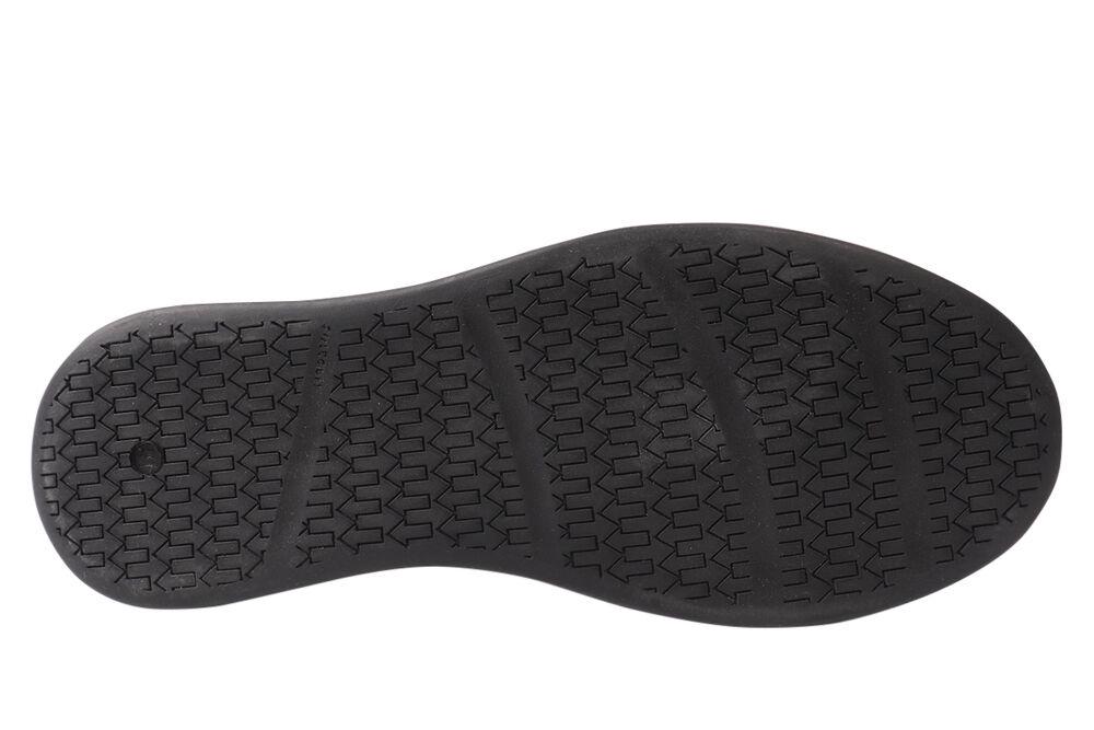 Кеди чоловічі Rondo зі шкіри на низькому ходу на шнурівці р. 42 Чорний (30-21DTC) - фото 6