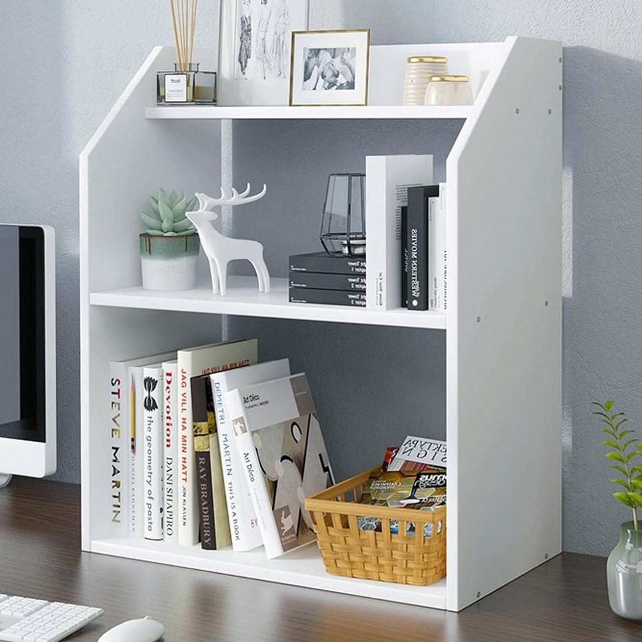 Полка-надстройка настольная из дерева Дистери зефир (АКД-014220)