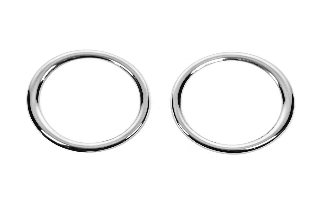 Накладки на протитуманні фари 2010-2012 Omsa Line для Volkswagen Amarok 2010-2022 рр. Хром