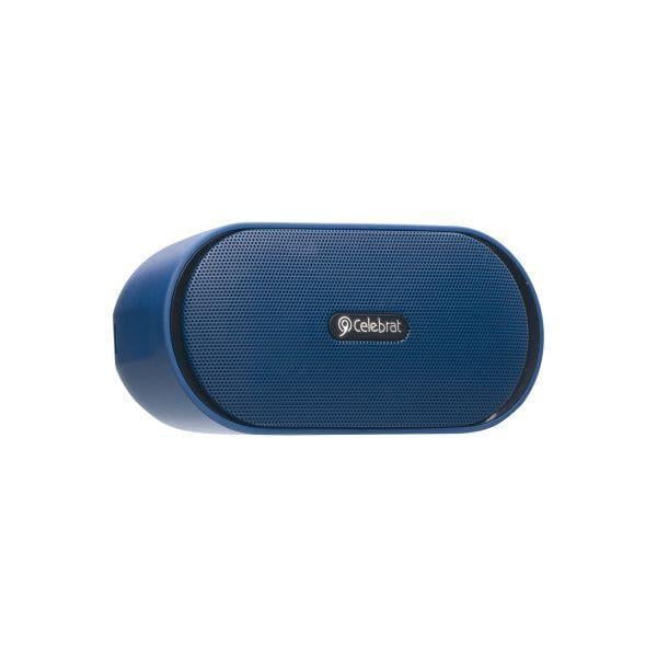 Портитивная Bluetooth колонка CELEBRAT TWS SP-2 IPX7 AUX/TF/BT5.0 5W Blue