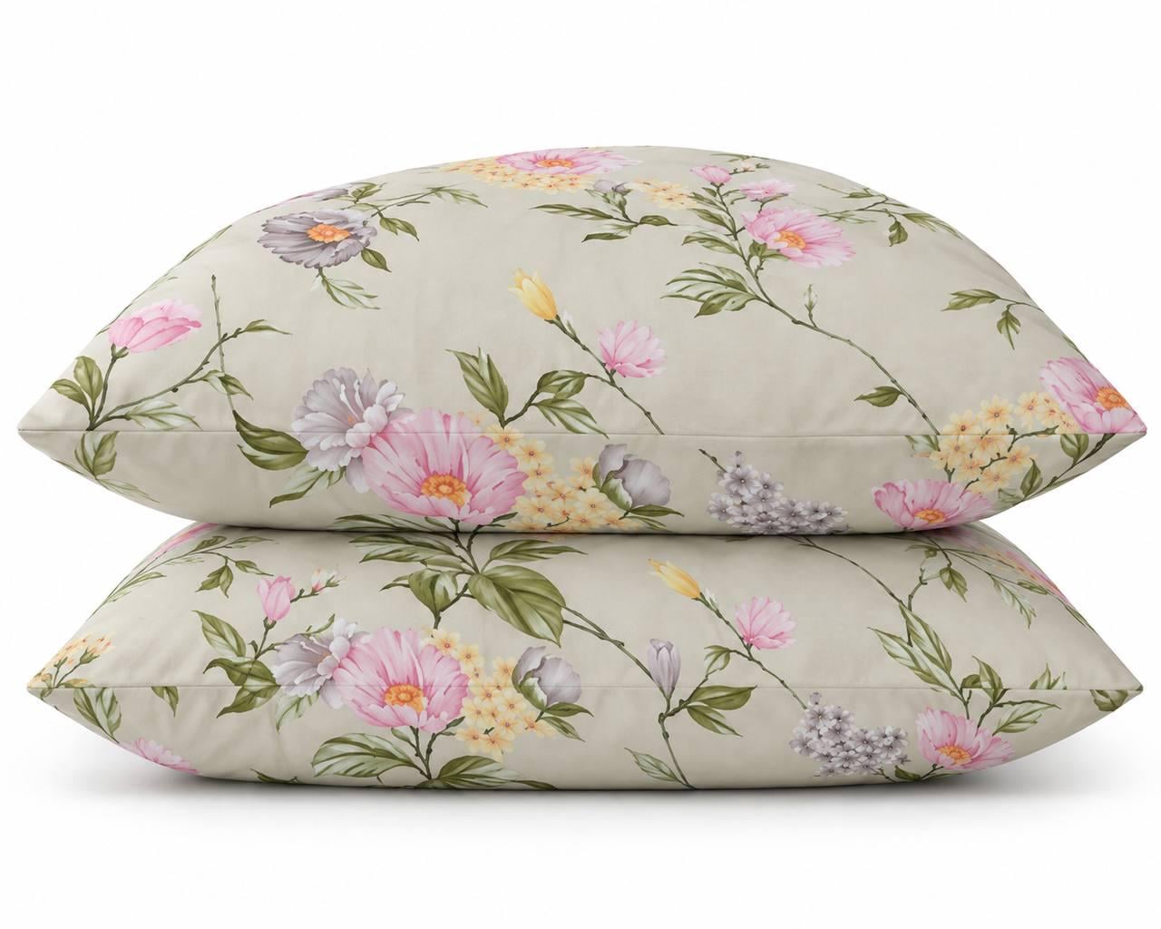 Набор наволочек PaniPava Floral Watercolor бязь 70х70 см 2 шт. (92109778)