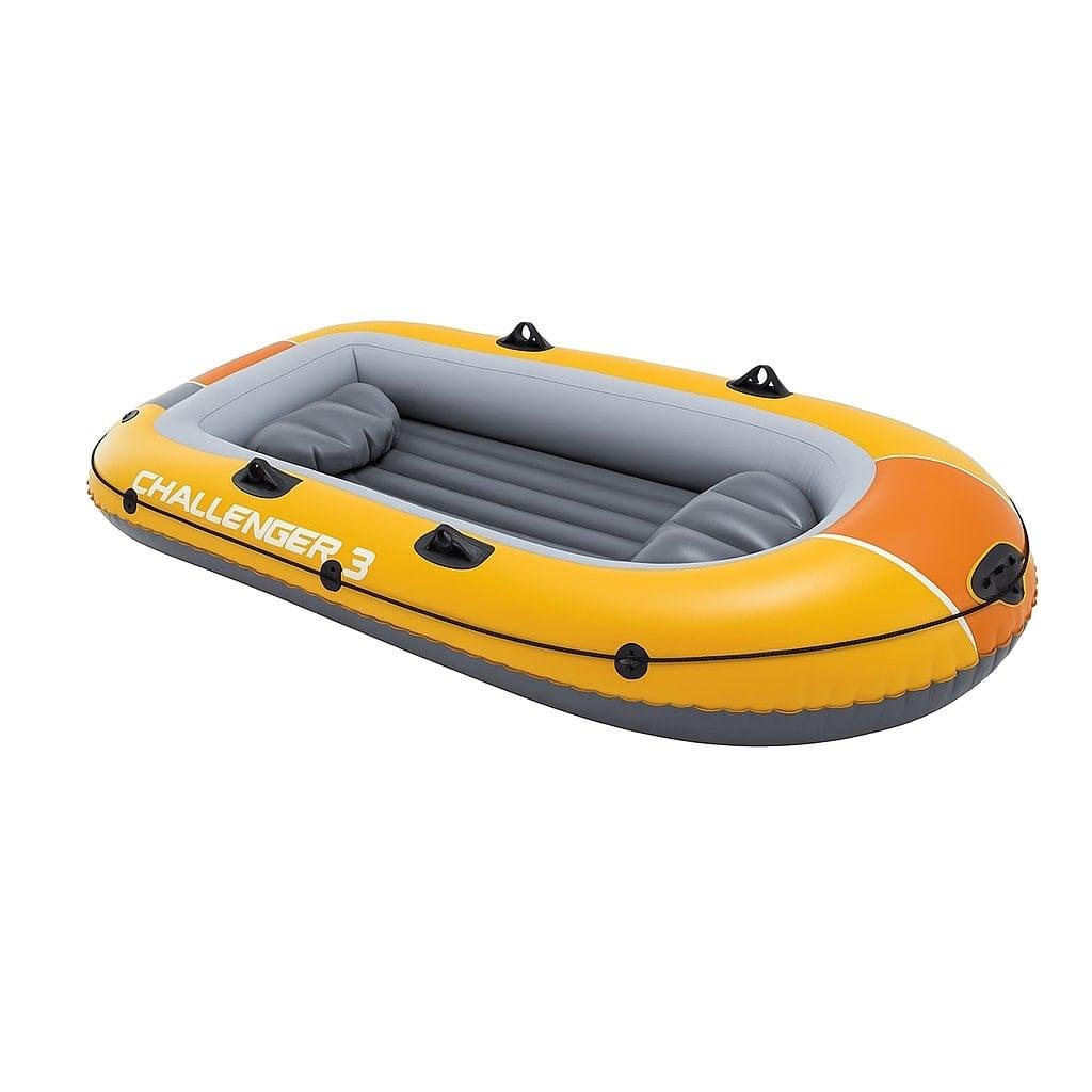 Надувний човен тримісний Intex 66313 Challenger 3 Set 3-х камерний весла/ручний насос 295х137х43 см (175718)