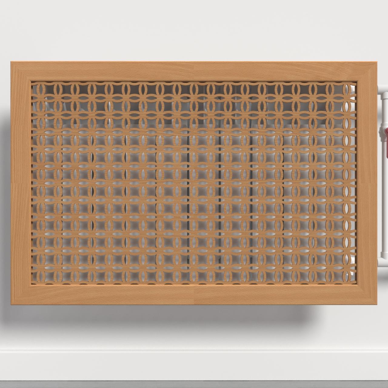 Решетка-экран на батарею SMARTWOOD 1500 мм Бук Бавария (R20695105)