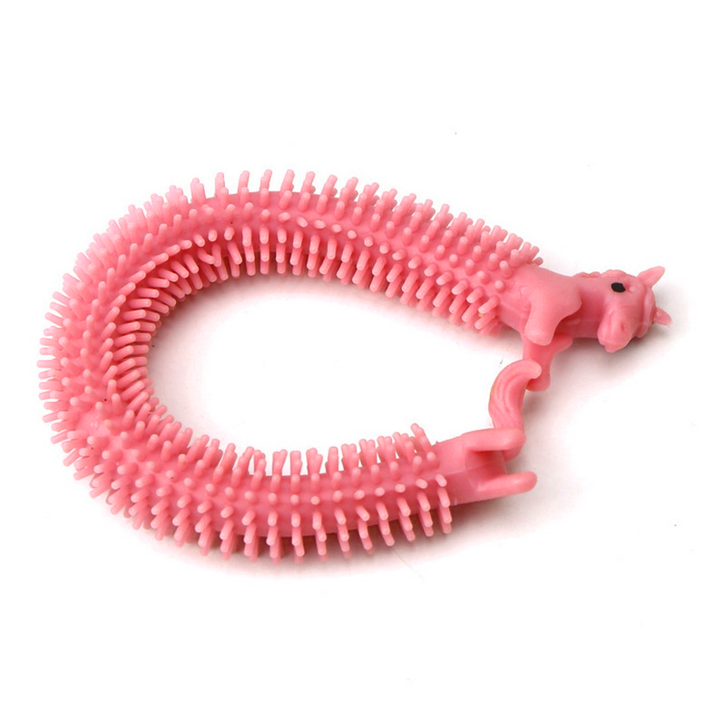 Браслет-антистресс тянучка силиконовый Единорог 20x3x2 см Розовый Браслет-антистресс тянучка силиконовый Единорог 20x3x2 см Розовый