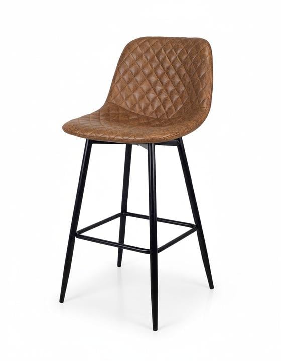 Барный стул BOND винтажный Коричневый (29726648) - фото 4 Барный стул BOND винтажный Коричневый (29726648) - фото 4