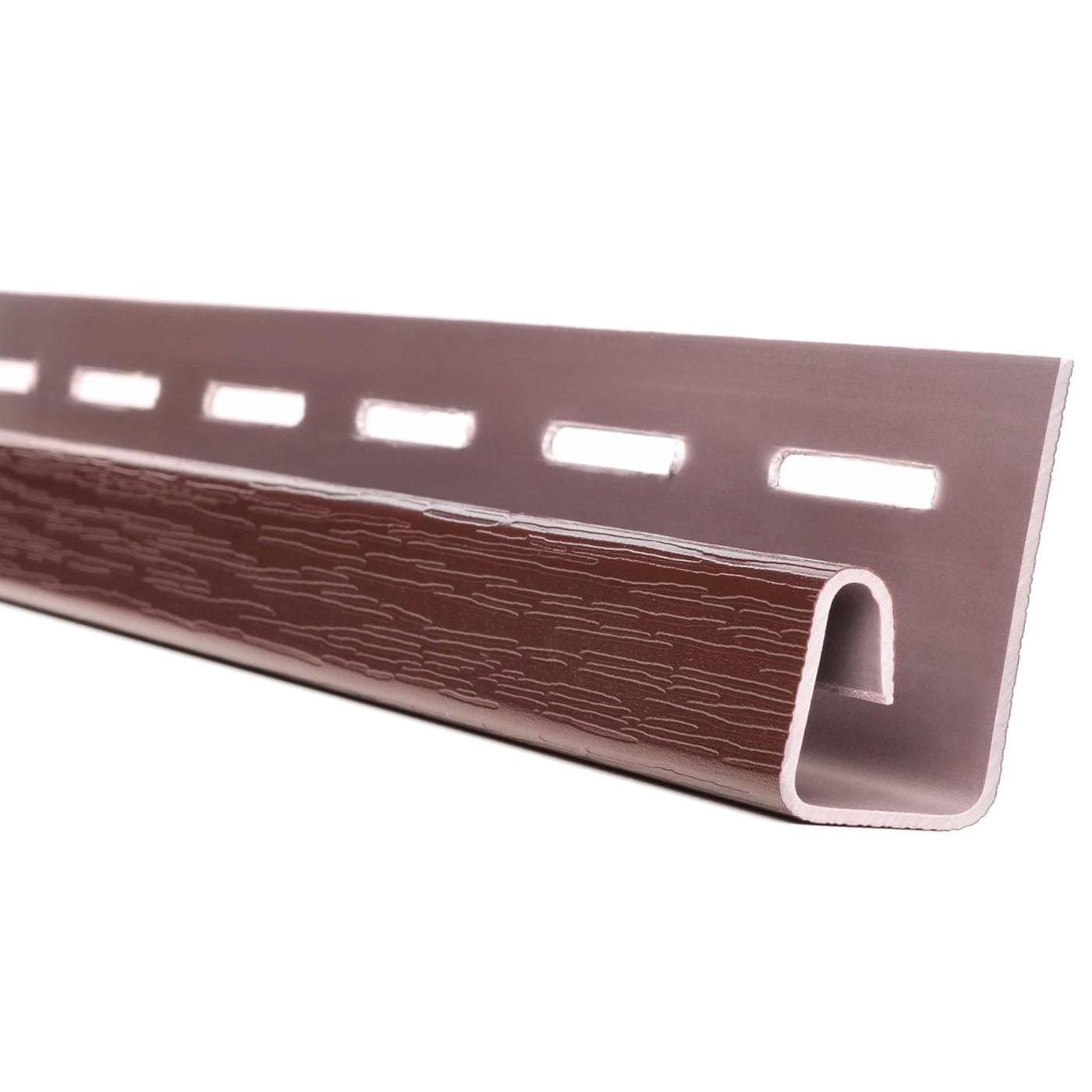 Планка J-trim для софіту Rainway 3 м 8017 Коричневий (13511053)