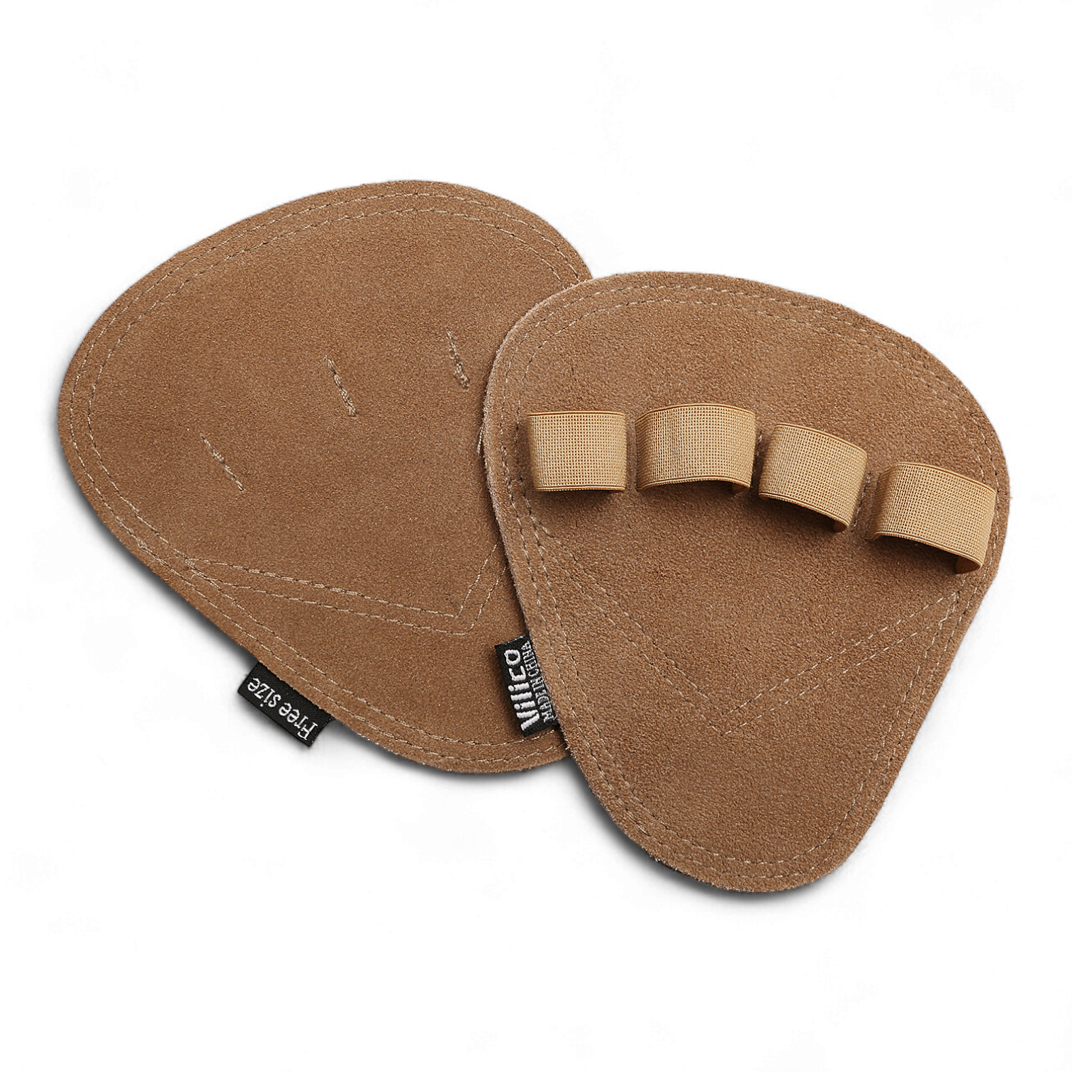 Накладки для турніка гімнастичні Univerza на долоні захисні від мозолів шкіряні Коричневий