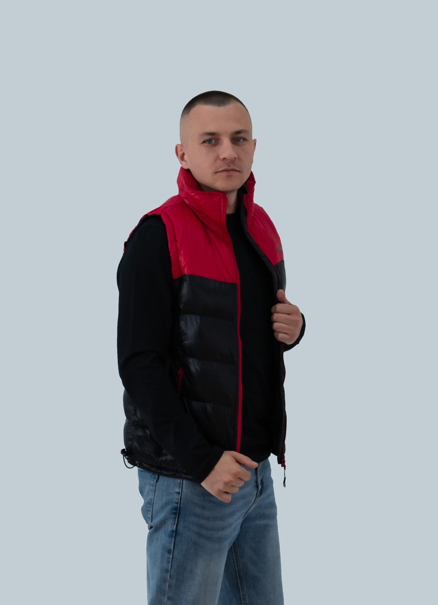 Жилет чоловічий Alpine Crown Vest Aspen ACPV-50748 р. 50 Black/Red - фото 5