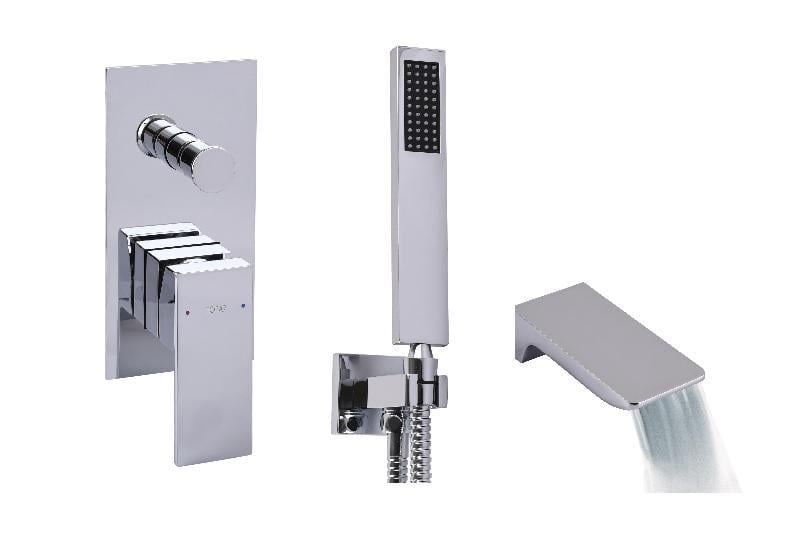 Смеситель для ванны встроенный TOPAZ ODISS TO-18222-H66 (000032493)