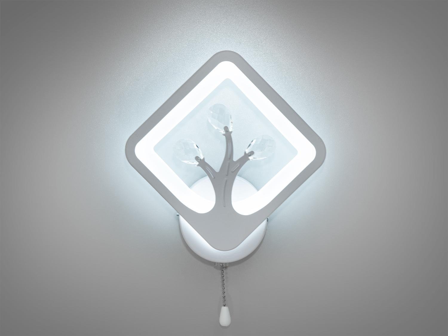 Светильник светодиодный прикроватный 15W Белый (8157/1WH) Светильник светодиодный прикроватный 15W Белый (8157/1WH)