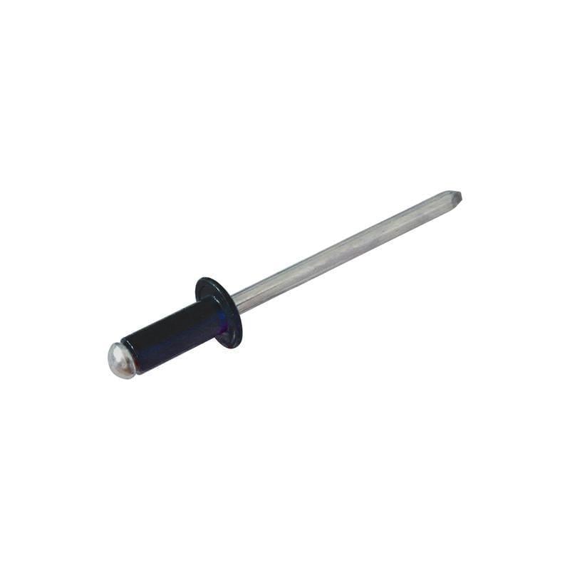 Заклепка Rivettop RF ISO15977 3х16 мм RAL9005 прижим 9-13 мм алюминий/сталь плоская головка 250 шт. (97мм RAL0000973016AF0)