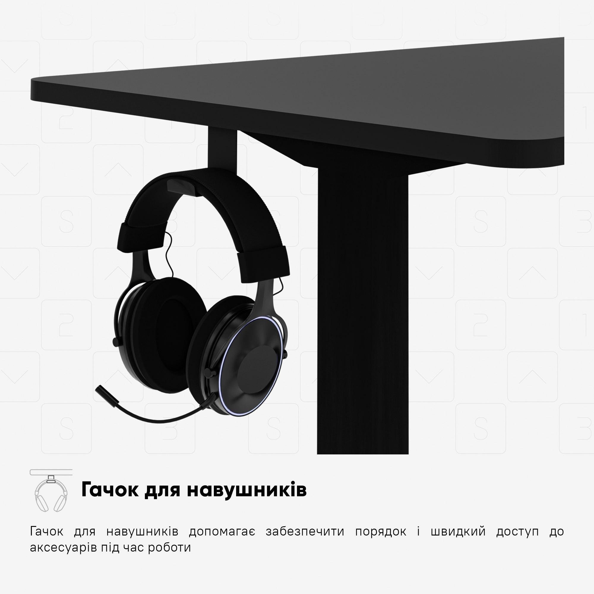 Стіл з електрорегулюванням висоти Mealux PowerDesk Energy Black (EVO-201 Energy B/B) - фото 4 Стіл з електрорегулюванням висоти Mealux PowerDesk Energy Black (EVO-201 Energy B/B) - фото 4