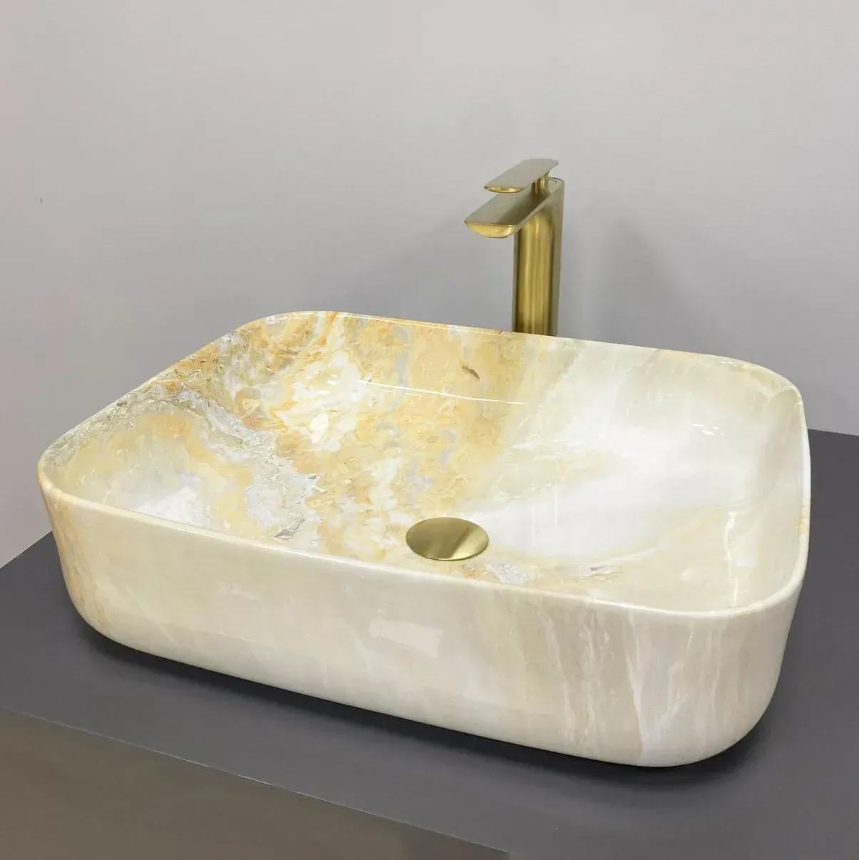 Раковина накладная VBI PALERMO прямоугольная 510x400 мм Бежевый (RM-VBI-012309) Раковина накладная VBI PALERMO прямоугольная 510x400 мм Бежевый (RM-VBI-012309)