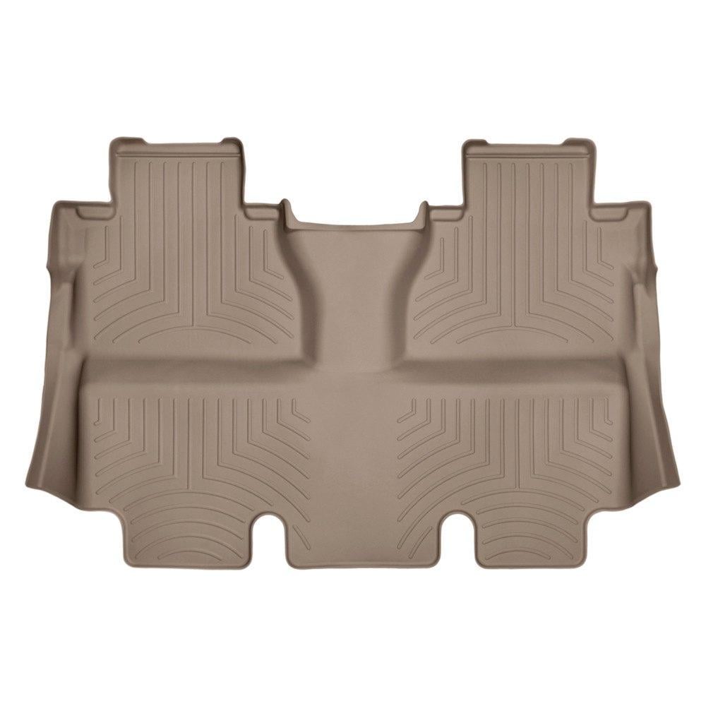 Коврики в салон WeatherTech для Toyota Tundra Crew Max 2013 задние с бортиком Бежевый (450938)