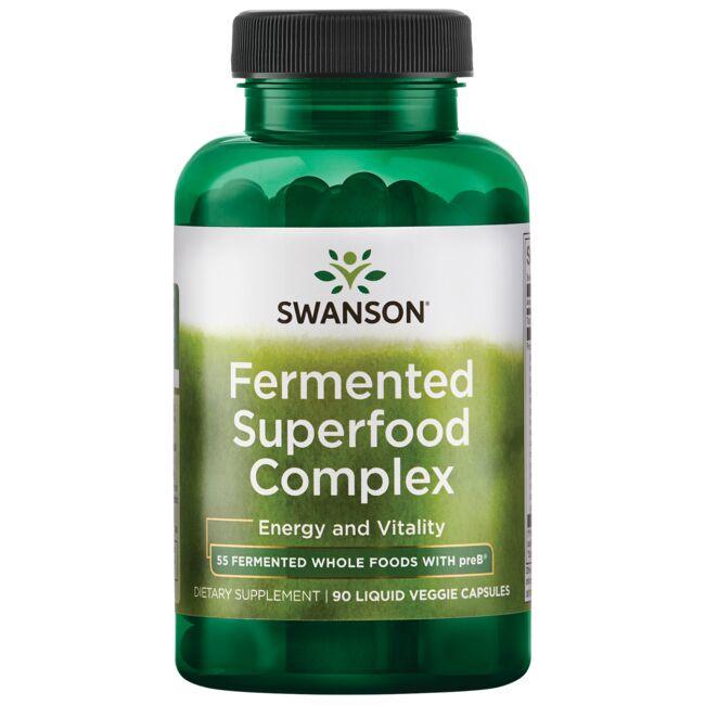 Смесь экстрактов Swanson Ultra Fermented Superfood Complex 90 Liquid Vcaps