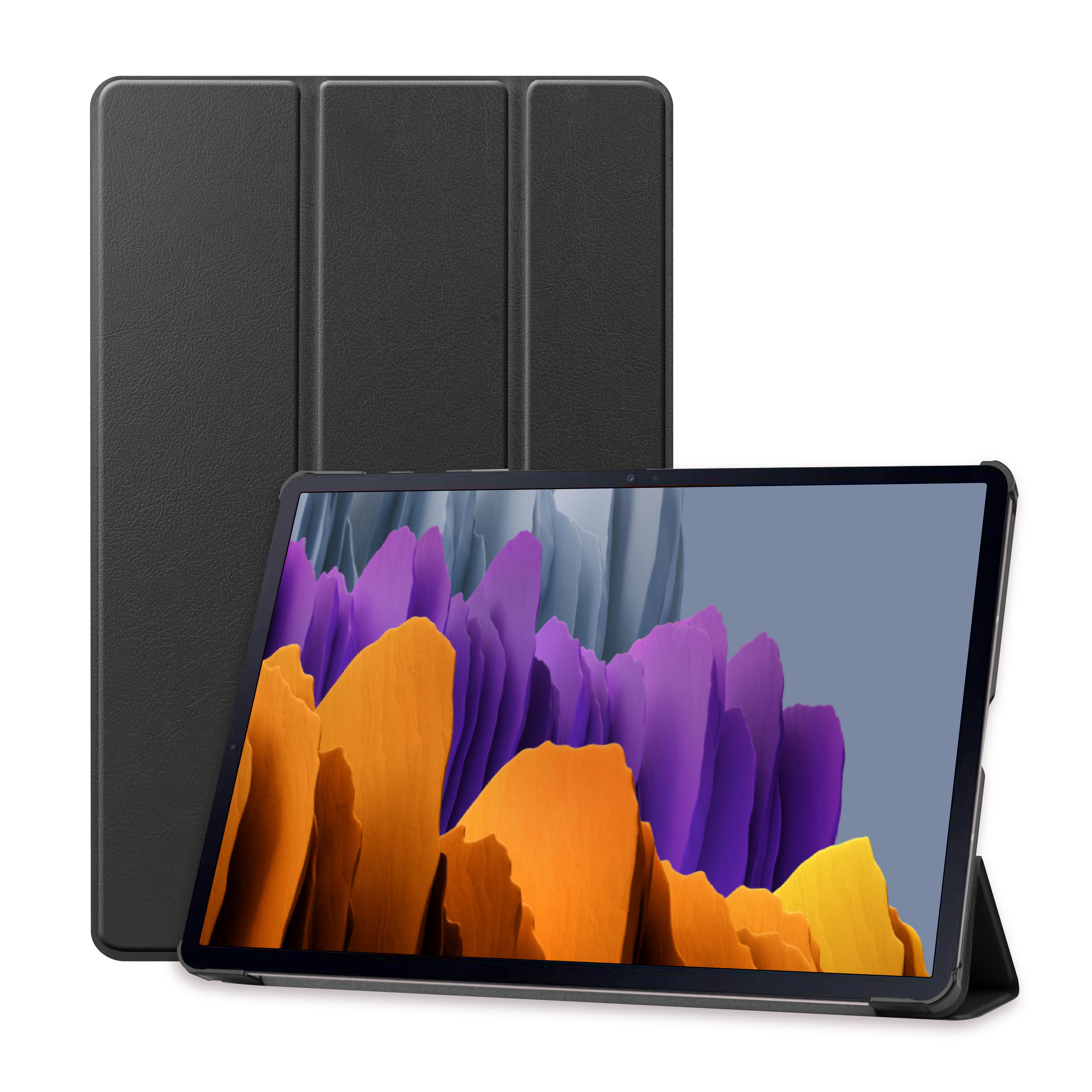 Чохол AIRON Premium для Samsung Galaxy TAB S7 Plus t970/975 із захисною плівкою та серветкою Black (4821784622492) - фото 1