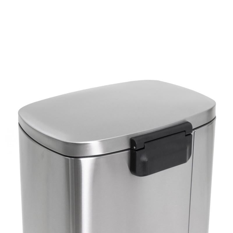 Мусорное ведро прямоугольное MIXXUS Bevel-TC0112 SS Color с плавным закрыванием 12 л Нержавеющая сталь - фото 10 Мусорное ведро прямоугольное MIXXUS Bevel-TC0112 SS Color с плавным закрыванием 12 л Нержавеющая сталь - фото 10