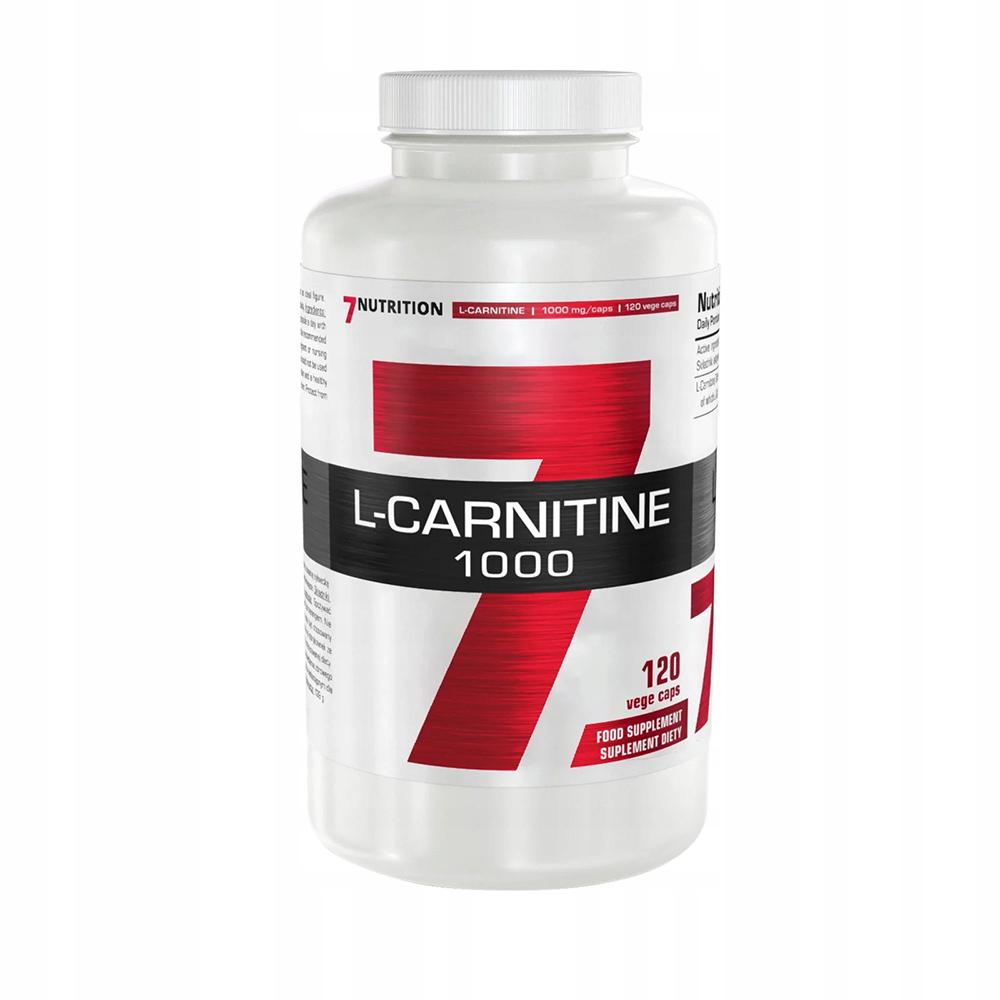 Карнітин L тартрат 7 Nutrition L-Carnitine Tartrate 1000 mg 120 капс