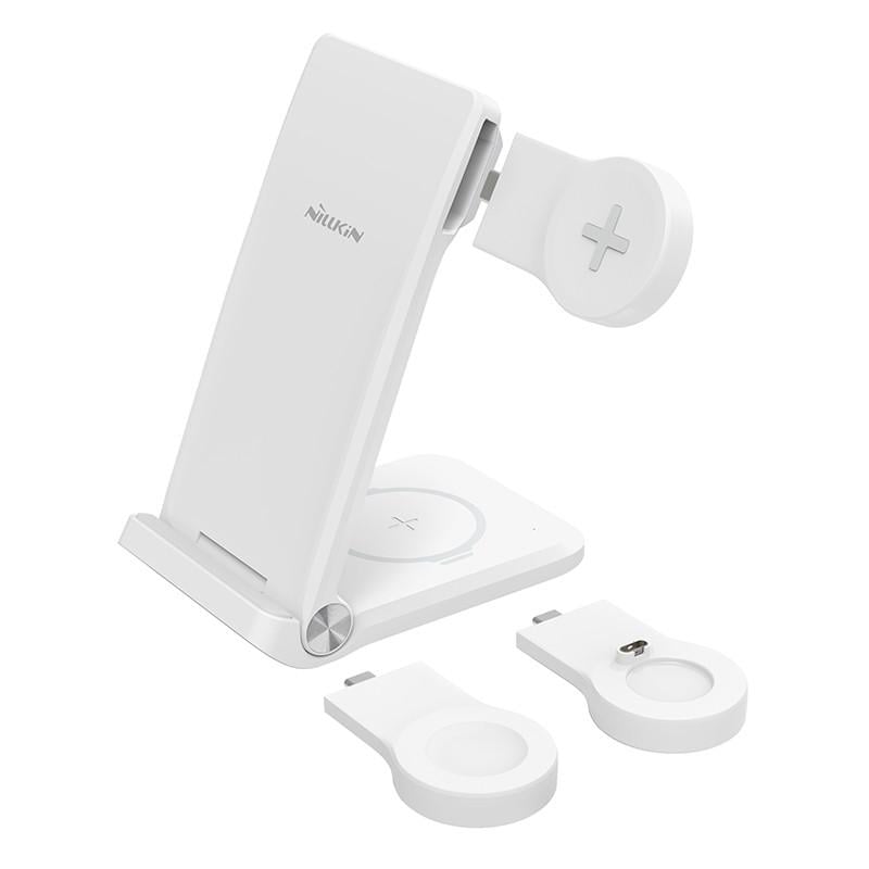 Док-станция беспроводная Nillkin PowerTrio 3в1 для смартфона Samsung Galaxy Watch/наушников Galaxy Buds (1688302225)