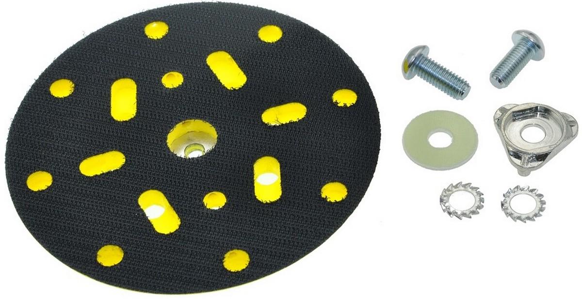 Подошва VJ Parts для шлифмашинки M BO6030 d150 с адаптером 196684-1 (шлиф047)
