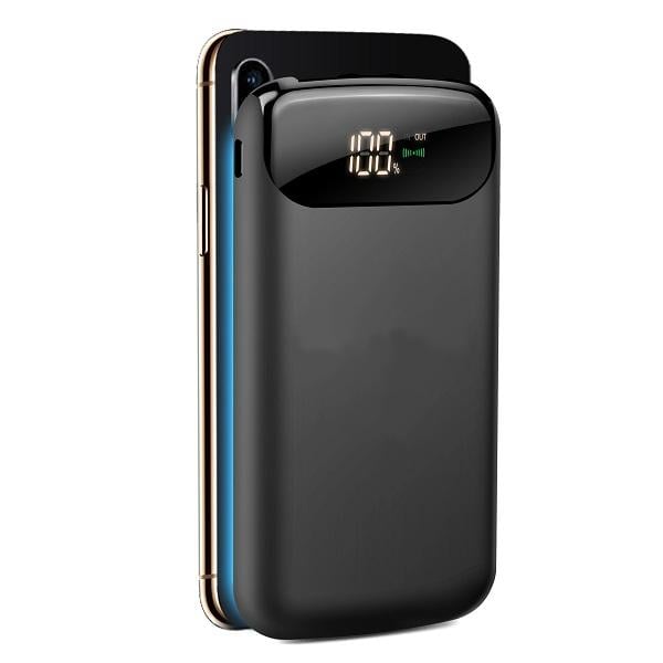 Повербанк Power Bank с беспроводной зарядкой Shine 8000 mAh Black - фото 3