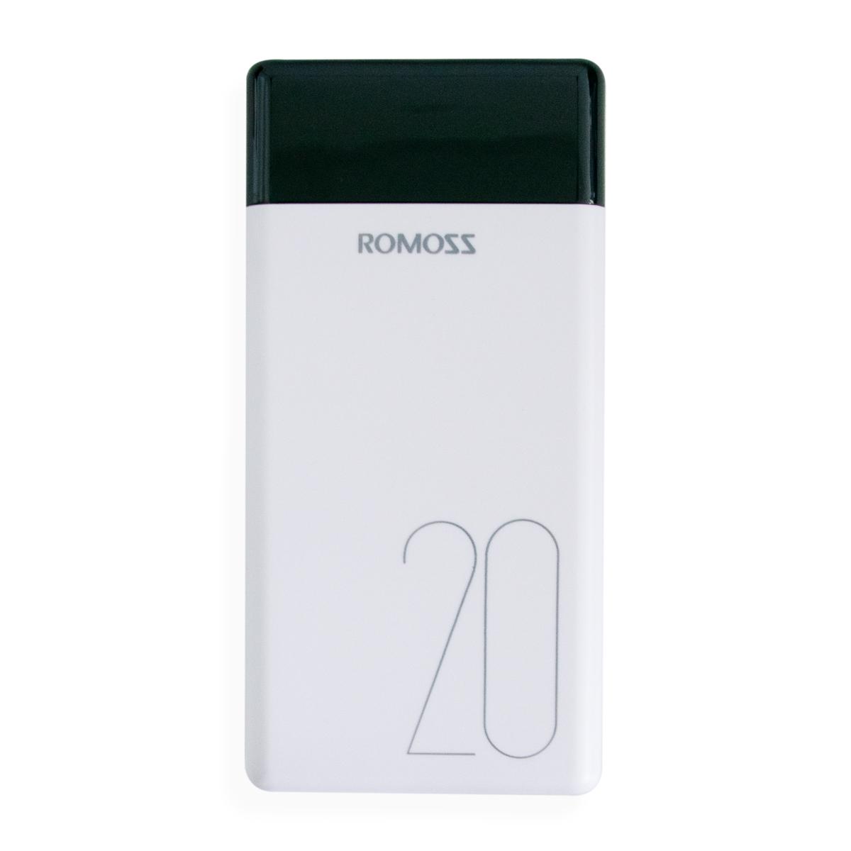 Павербанк Romoss LT-20 на 2500 mAh Білий (1009436-White)