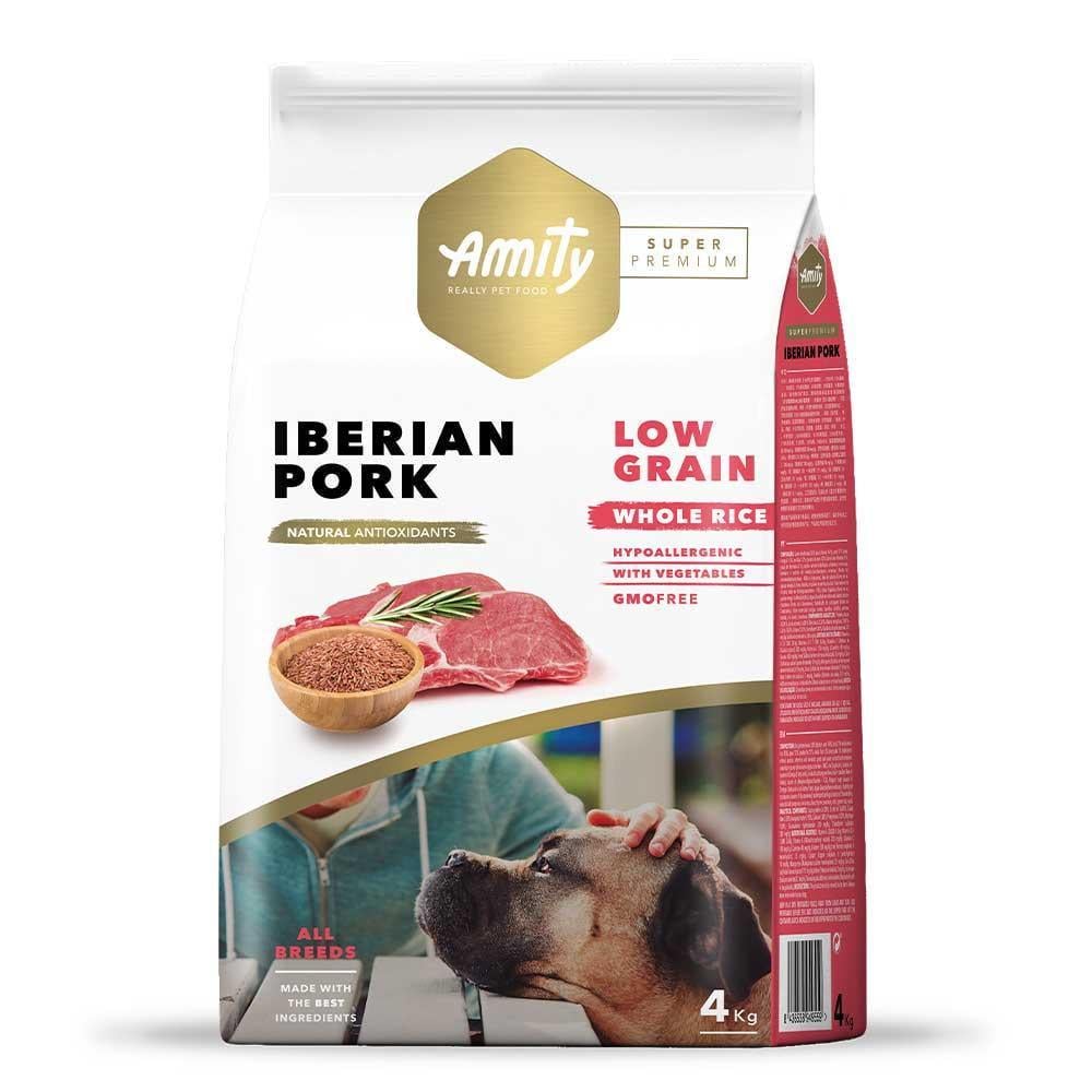 Корм низькозерновий для собак AMITY Super Premium Iberian Pork з іберійською свининою та рисом 4 кг (2221079589)