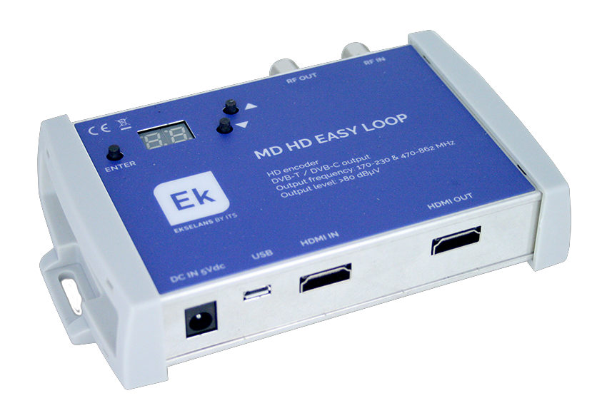 Модулятор телевізійний EK MD HD EASY LOOP цифровий HDMI в DVB-T/C (122011)