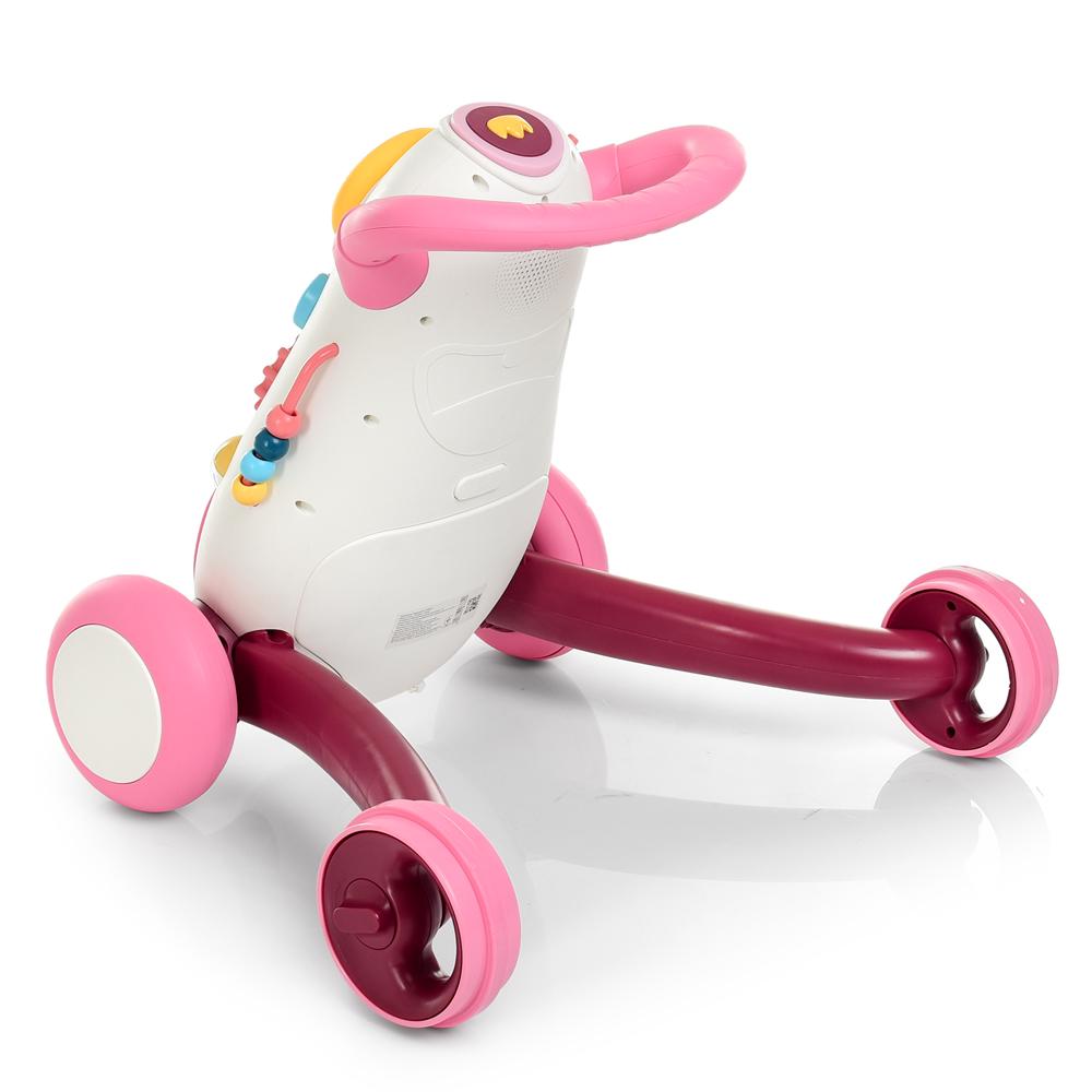 Каталка-ходунки K1-pink Baby Walker від 6 місяців Рожевий (22720267) - фото 2