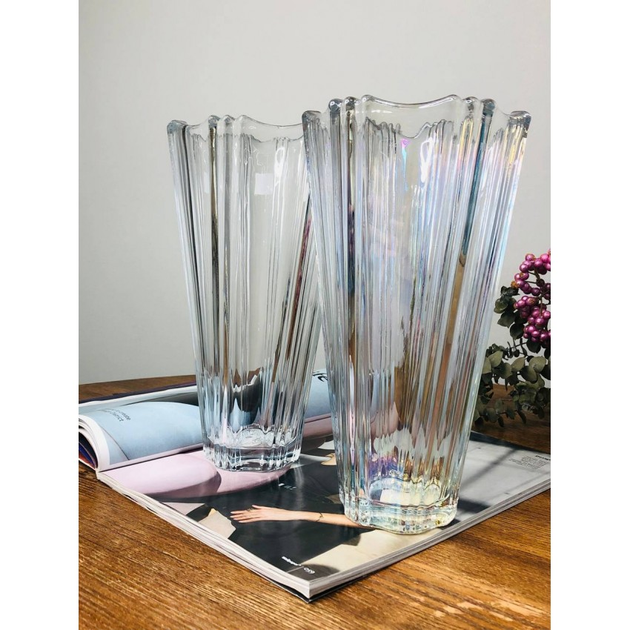 Ваза стеклянная OLens (102-871) - фото 2 Ваза стеклянная OLens (102-871) - фото 2