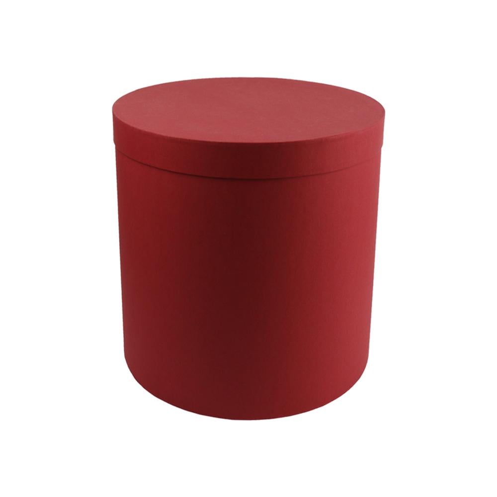 Коробка Perfectbox цилиндрическая матовая 60х60 см Бордовый (606015)