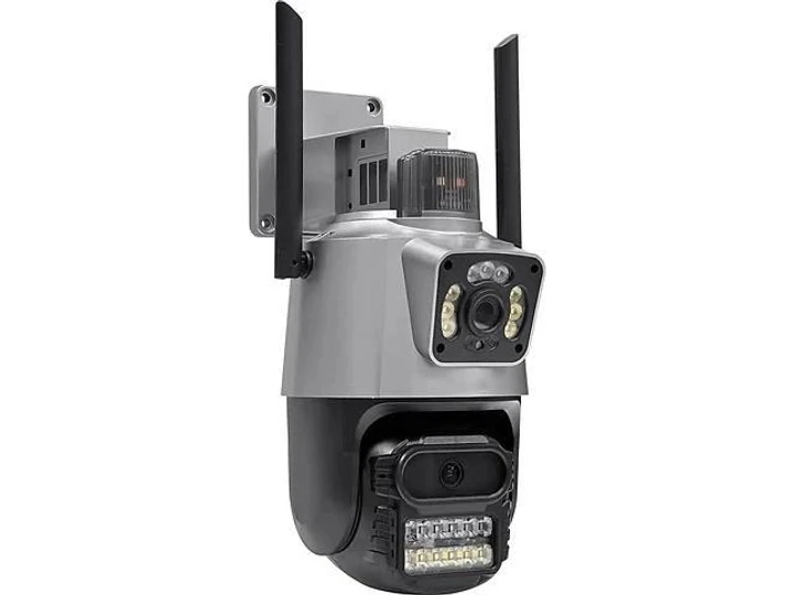 Камера відеоспостереження вузька QEARIM IP Wi-Fi 2в1 EP11-QQ-6M 3+3MP ICSEE Dual Lens 6 Мп (25399088)