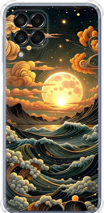 Чехол на Samsung Galaxy M33 M336B Арт волны (6332sp-2633-42517)