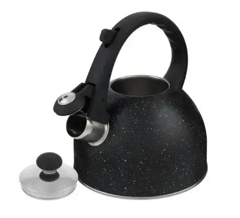 Чайник с свистком для индукционной плиты Edenberg EB-1973 1,5 л Черный (2530556638) - фото 2