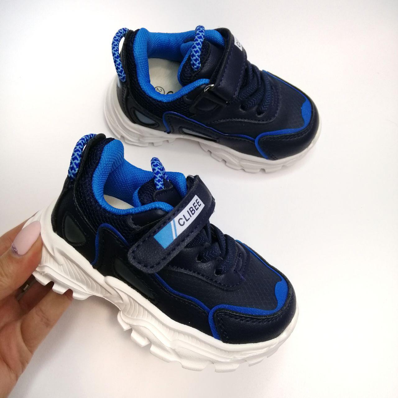 Кроссовки для мальчика Clibee р. 23 13,9 см Синий (89 E bl/bl) - фото 2