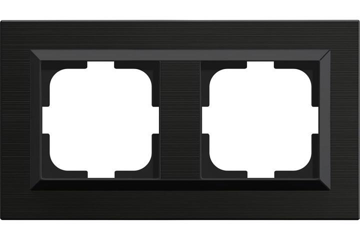 Рамка HOROZ ELECTRIC QUANTUM Черный (405-360000-226)