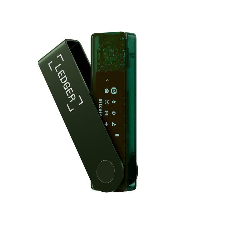 Кошелек для криптовалют Ledger Nano X Emerald Green (23936100)